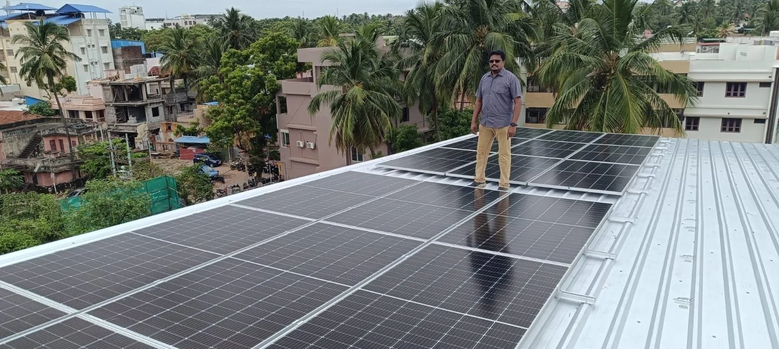 Solar Harvezt rooftop solar installation