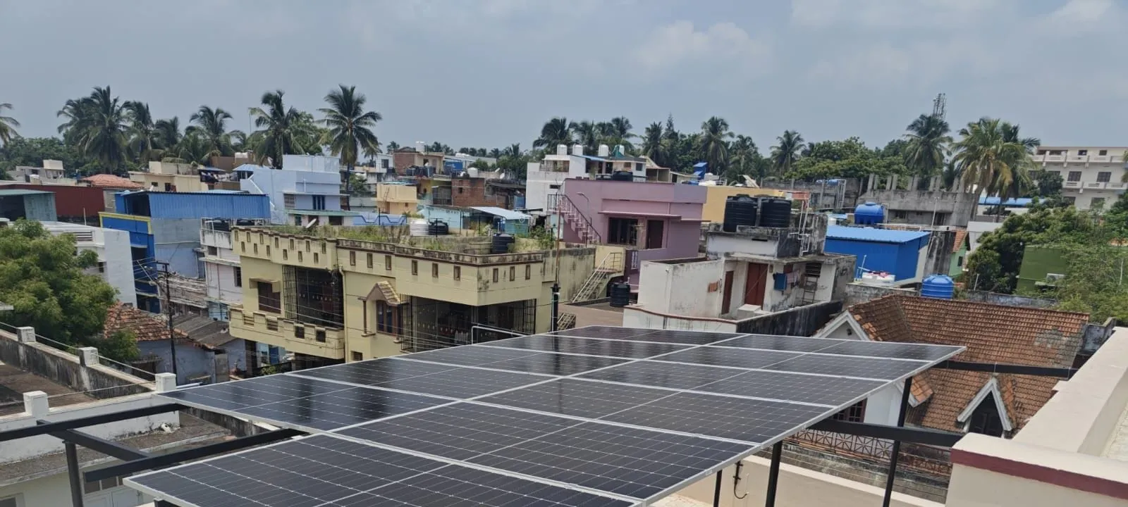 Solar Harvezt rooftop solar installation in Nagercoil