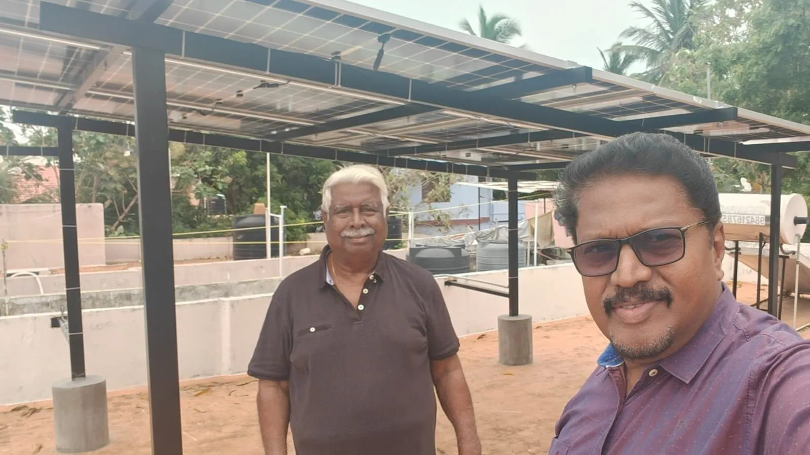 Solar Harvezt elevated-structure solar installation