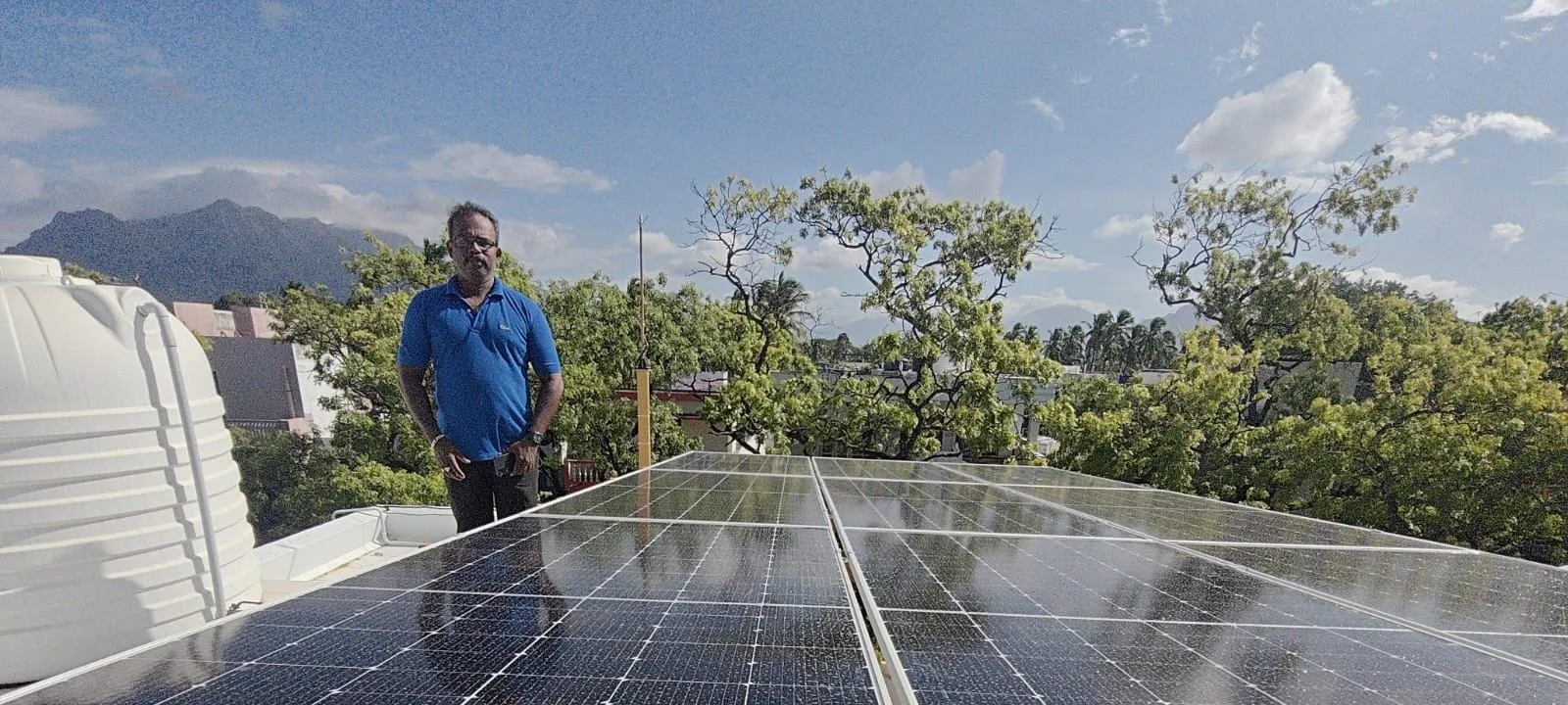 Solar Harvezt rooftop solar installation in Vadasery, Nagercoil
