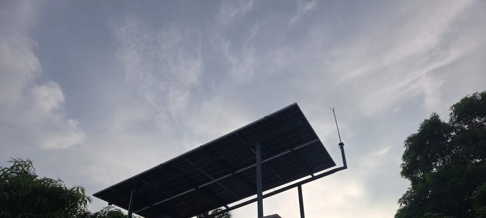Solar Harvezt elevated-structure solar installation in Putheri